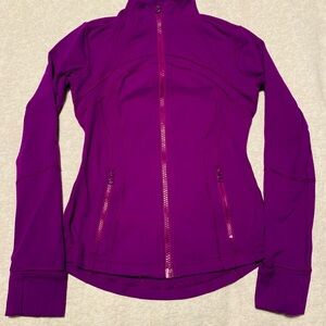 Lululemon Athletica Deep Purple Define Jacket, Sz 6
